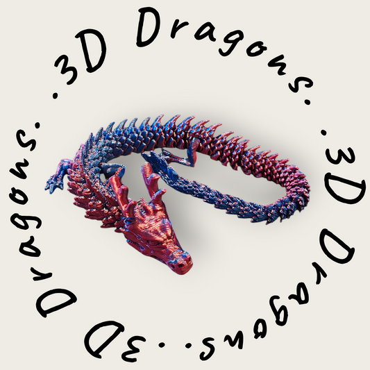 3D printed Dragons