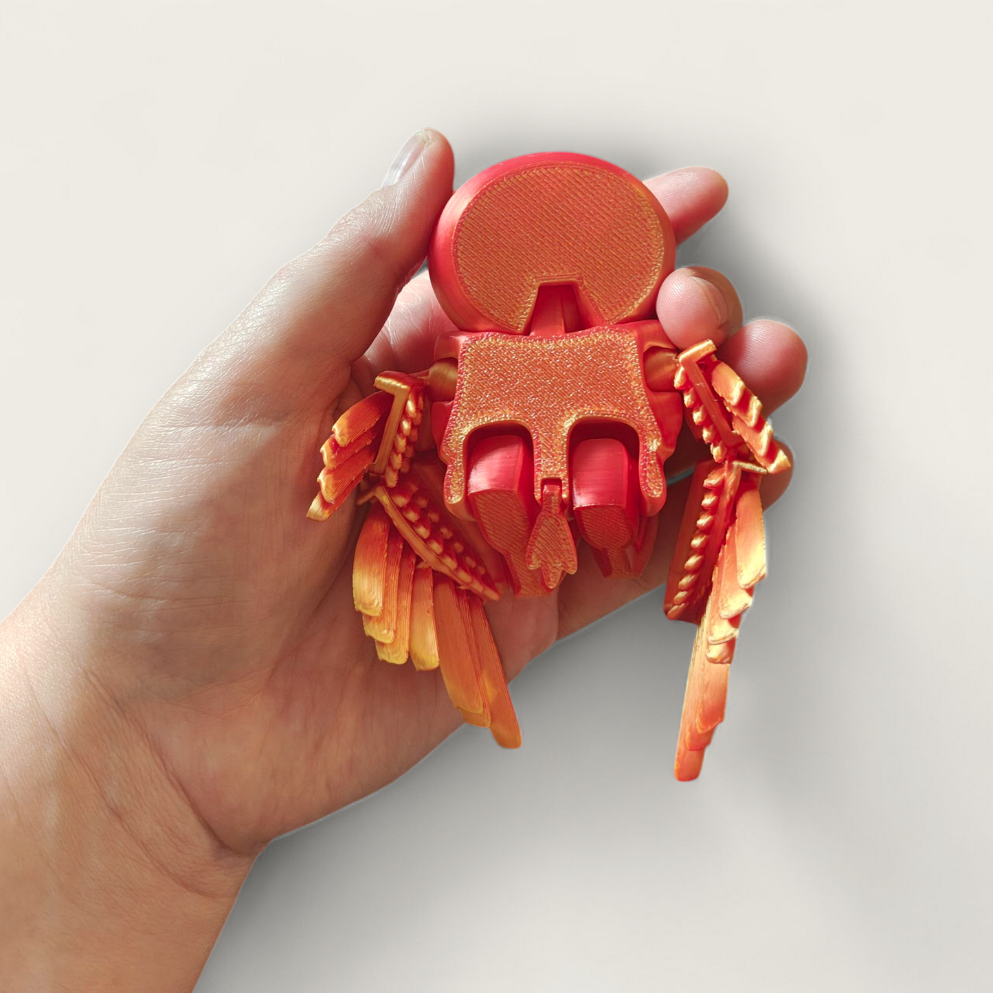 Cute Orange 3D printed Owl