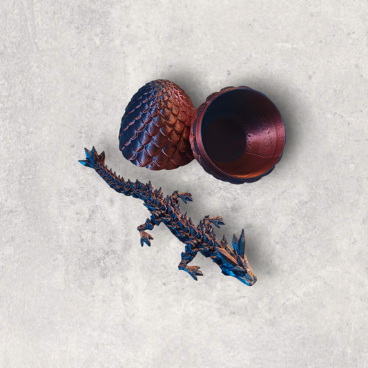 3D Printed Dragon In Egg