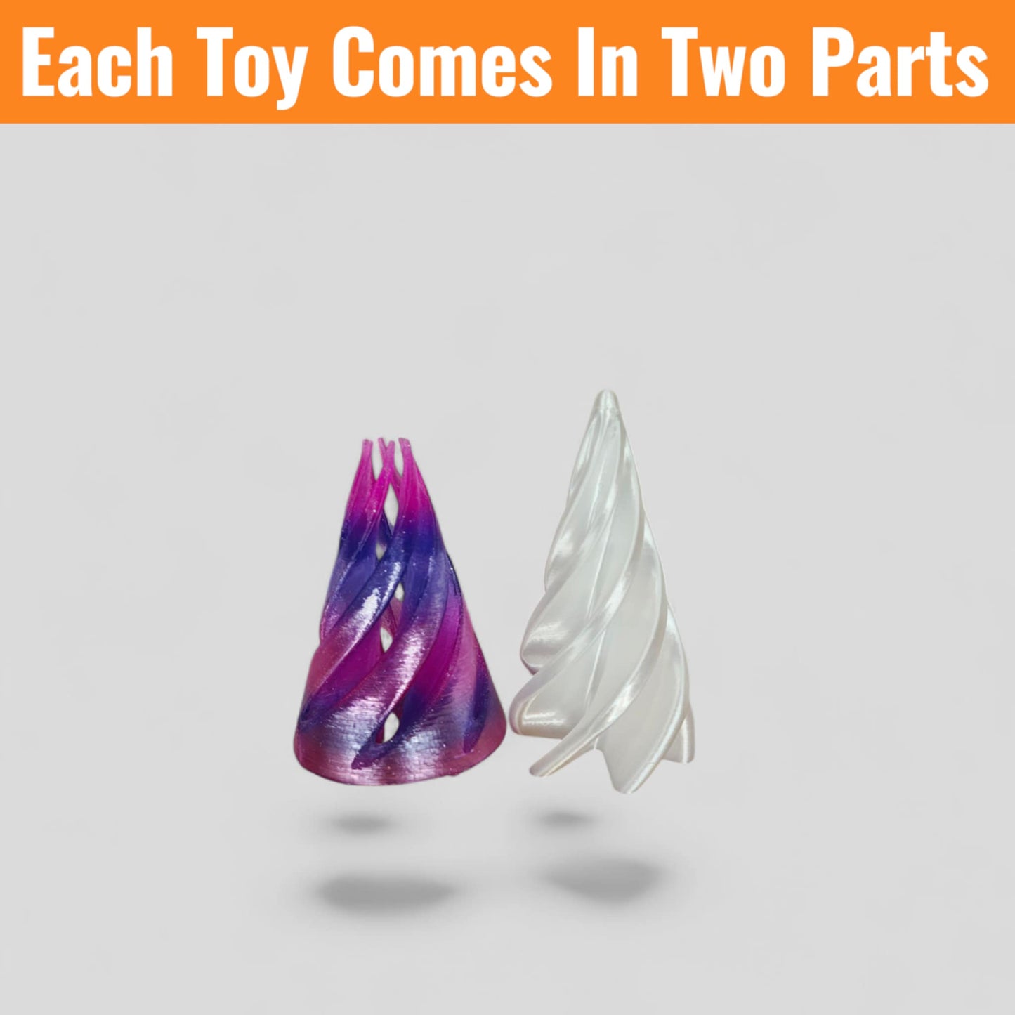 Spiral cone, 3d printed Fidget toy