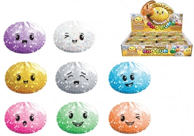 Glitter Sugar Maltose Mini Bao Buns In Dumpling Case 5.5cm (smaller one)