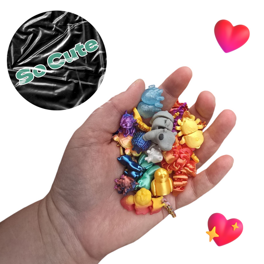 Miniature 3D printed creatures