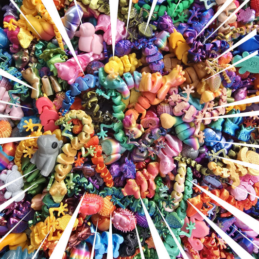 Miniature 3D printed creatures
