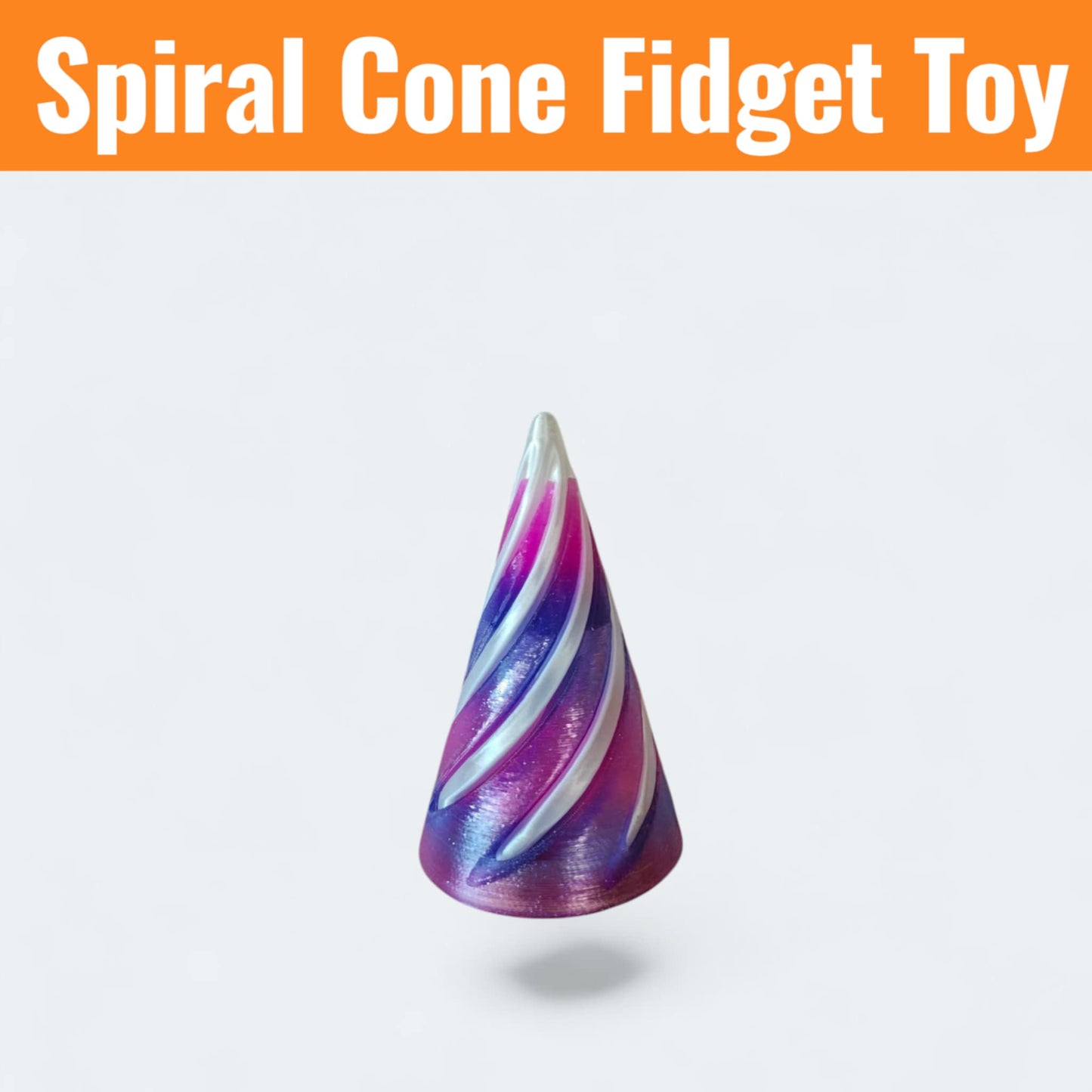 Spiral cone, 3d printed Fidget toy